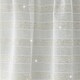 image 4 of Lima Gold Metallic Lurex Stripe Voile Panels - Pair 140 x 229cm (55x90")