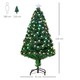 image 3 of 4FT Pre-Lit Artificial Christmas Tree w/ Fibre Optic Led Light Xmas Decorations