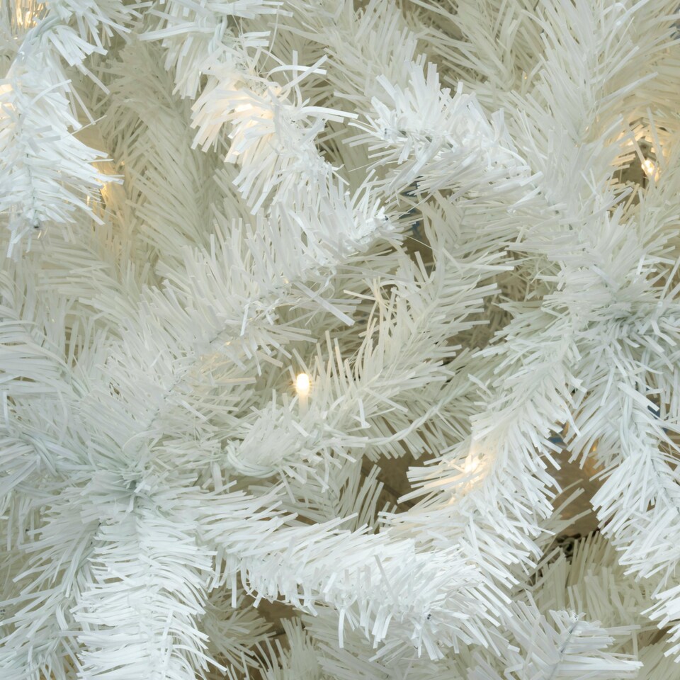 image 1 of Christmas Tree World  10ft/300cm Pre-lit Bianca Pine Tree - White