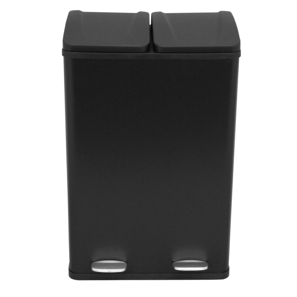 image 1 of 60L Dual Pedal Bin In Black