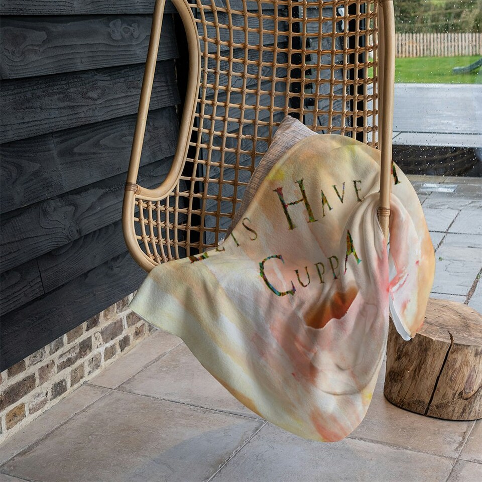 image 1 of LETS HAVE A CUPPA (Blanket)
