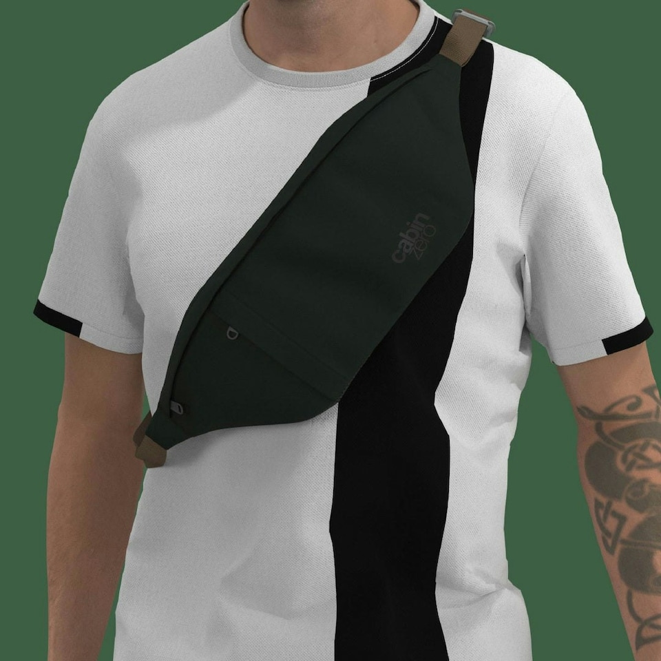 image 1 of Bum Bag 2L Black Sand Black