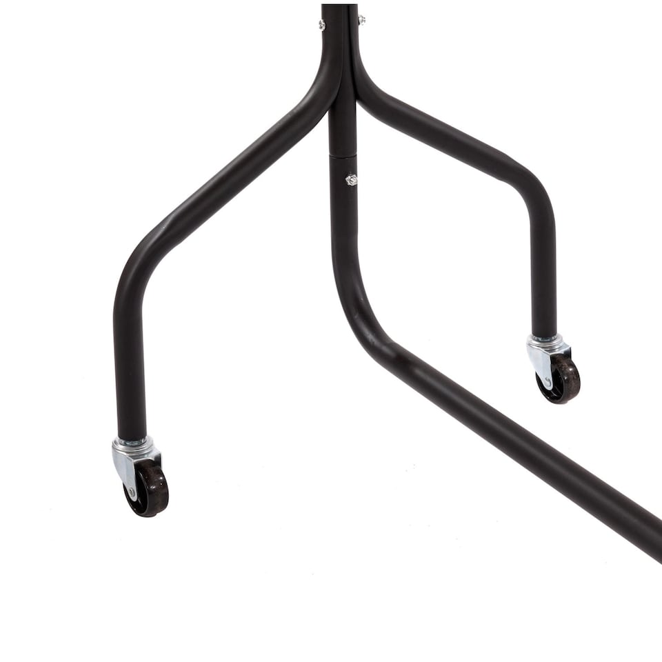 image 1 of 4ft Garment Clothes Rail Super Heavy Duty All Metal Black | Black