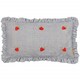image 2 of Furn Les Fruites Striped Ruffle Cushion