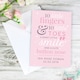 image 3 of Personalised '10 Little Fingers' Pink Baby Card