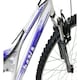 image 3 of Basis 2 Full Suspension Mountain Bike 26in Wheel, 18 Speed - White Purple