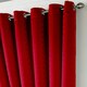 image 2 of Adison Lined Ring Top Eyelet Curtains - 229cm x 229cm - Red
