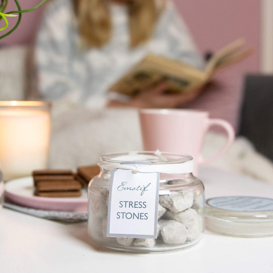 image 1 of CorinCraft Natural Aromatherapy Lava Stones - Stress