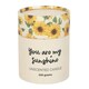 image 4 of You Are My Sunshine Unscented Candle with 3D Sunflower Multi