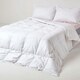 image 1 of Homescapes 4.5 Tog Duvet Luxury White Goose Down for Summer Lightweight, Double | White | Double