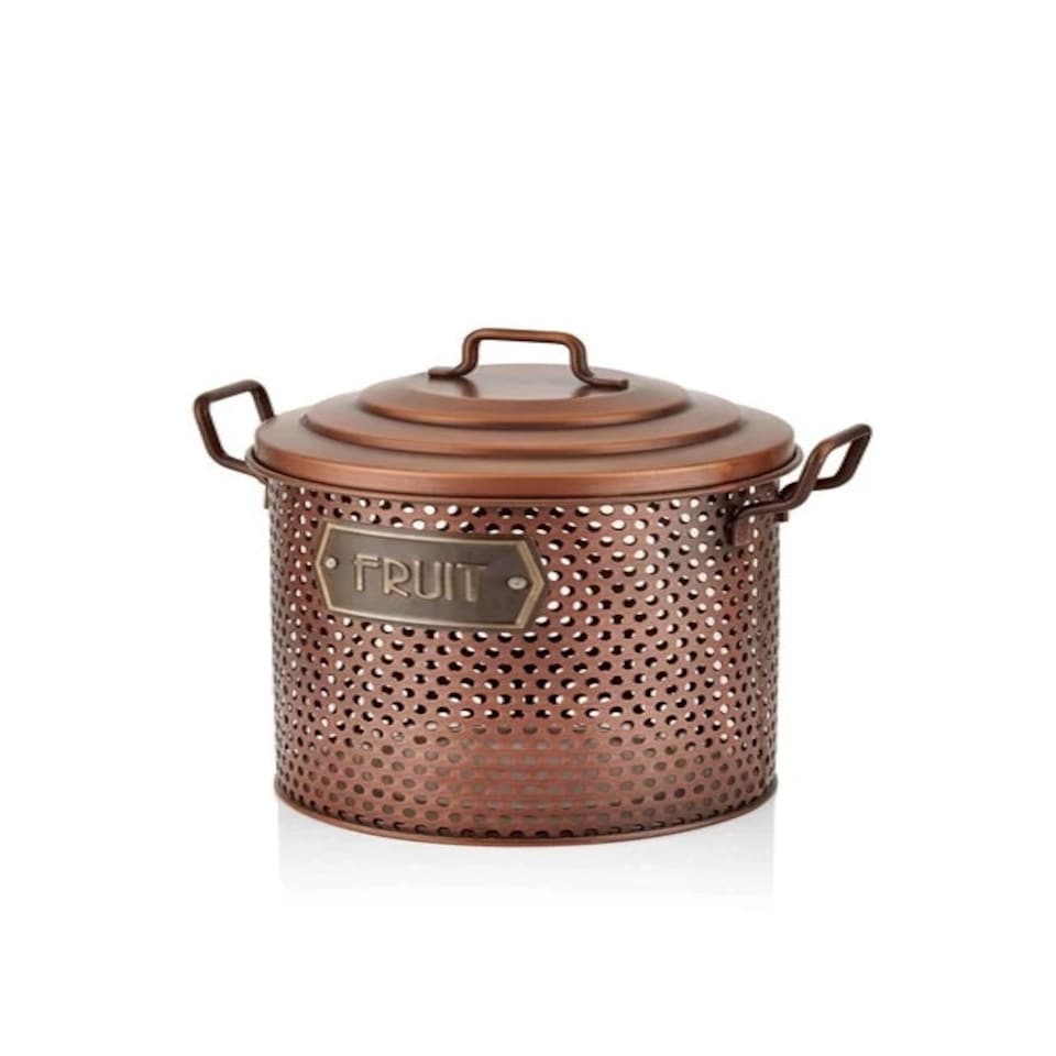 image 1 of Copper Fruit Bin