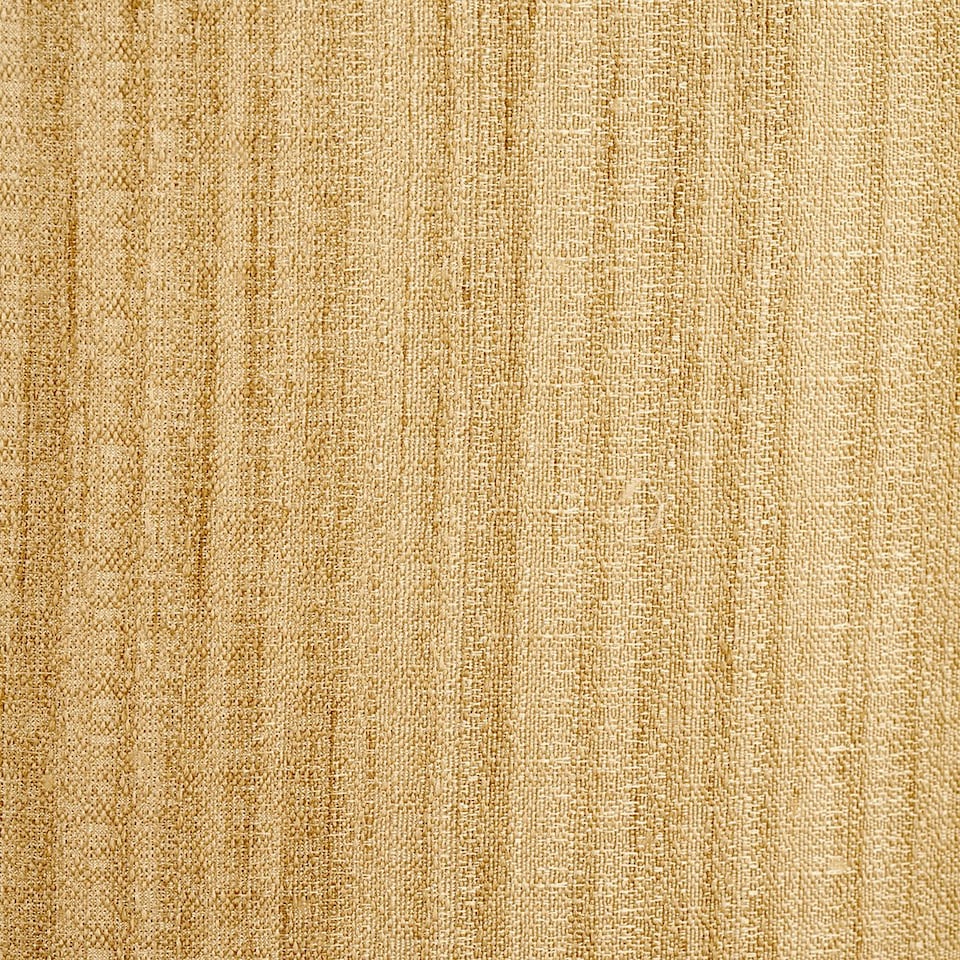 image 1 of 35cm Gold Slubbed Faux Silk Gold Lined Cylinder Lampshade for Table Lamps Gold