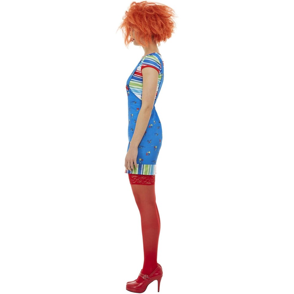 image 1 of Chucky Womens/Ladies Costume | Blue | Blue | M | 1