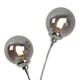 image 8 of Bungo 2 Light Polished Chrome & Smoked Glass Table Lamp