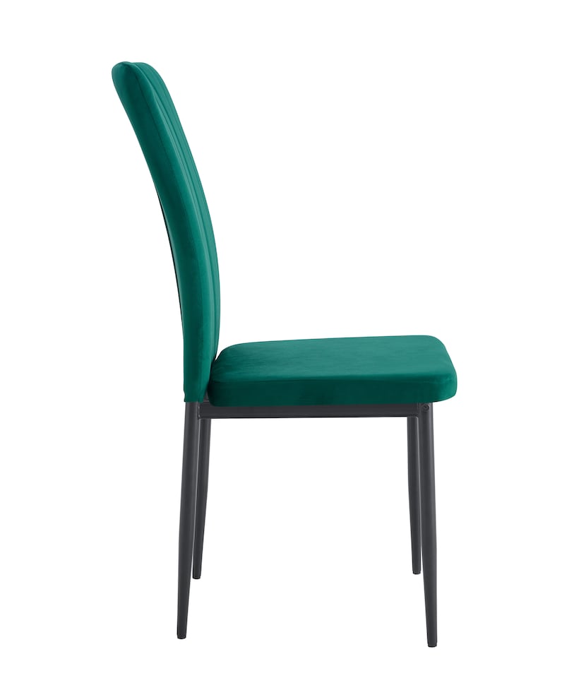 image 1 of MCC Direct Set of 6 Velvet Dining Chairs Upholstered Kitchen Accent Chairs Elle