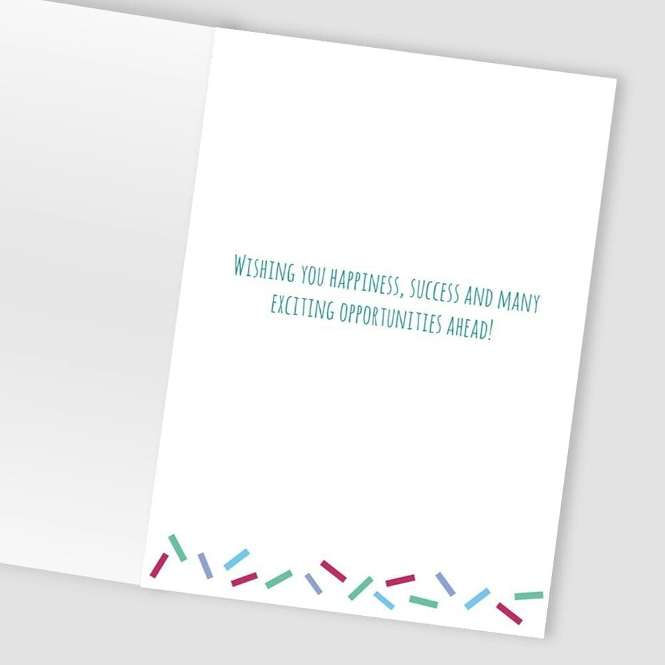 image 1 of Confetti-Tastic Fun! New Job Contemporary Card