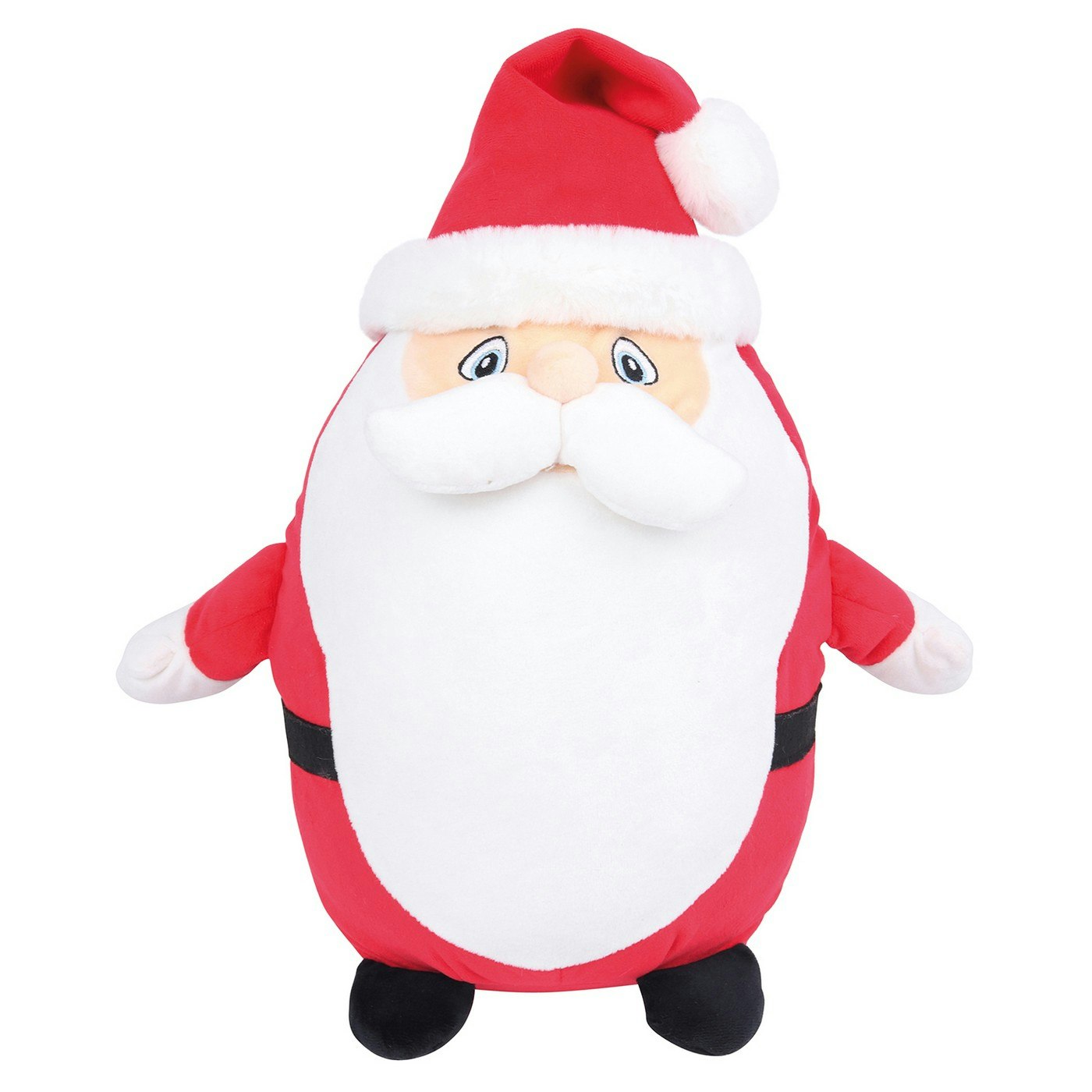 Mumbles Santa Claus Christmas Plush Toy - Red - One Size