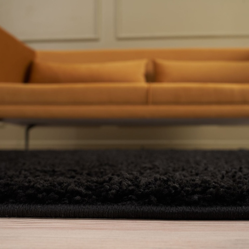 image 1 of The Rugs Myshaggy Collection Plain Soft High Pile Shaggy Floor Rugs and Runners Living Room Bedroom