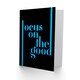 image 2 of Focus On The Good Affirmation Quote Modern Good Luck Card