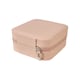 image 6 of Living and Home Portable Jewelry Organizer Box with Multiple Compartments-Pink | Pink