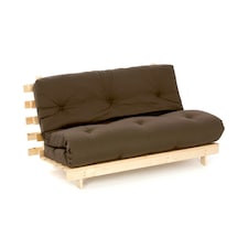 4ft Small Double Futon Mattress And Base Set in Chocolate