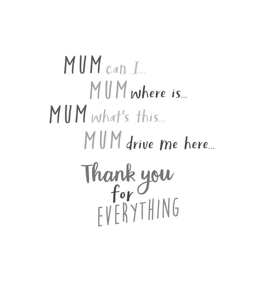 image 1 of Mum Mum Mum Mum Mum...Sorry For Being Soooo Annoying! - Mother's Day Card