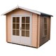 image 4 of 2.7m x 2.7m Premier Apex Log Cabin With Double Doors + Free Floor & Felt (19mm)