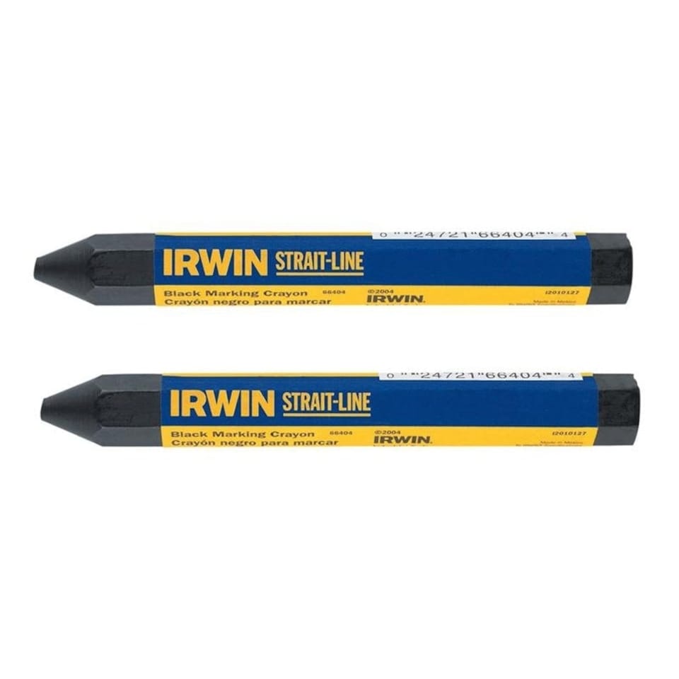 Irwin Strait-line Crayon - Multi Colour - (card 2) Black