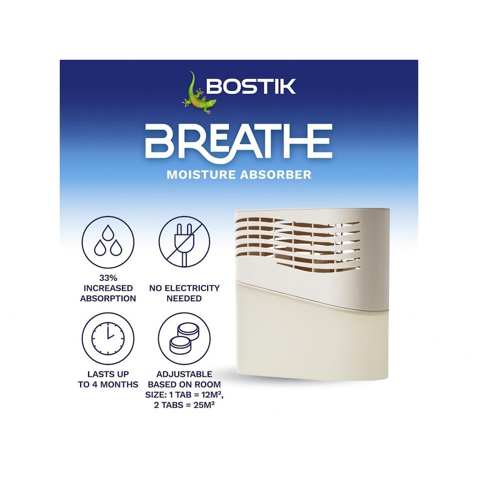 image 1 of Bostik Breathe Moisture Absorber Unit | Multi | Multi Colour | One Size | 1