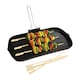 image 2 of 100 15cm Wooden Bamboo Paddle Skewers