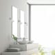image 4 of First Choice Lighting Set of 2 Brom Chrome Opal Glass IP44 Pull Cord Bathroom Wall Spotlights Chrome