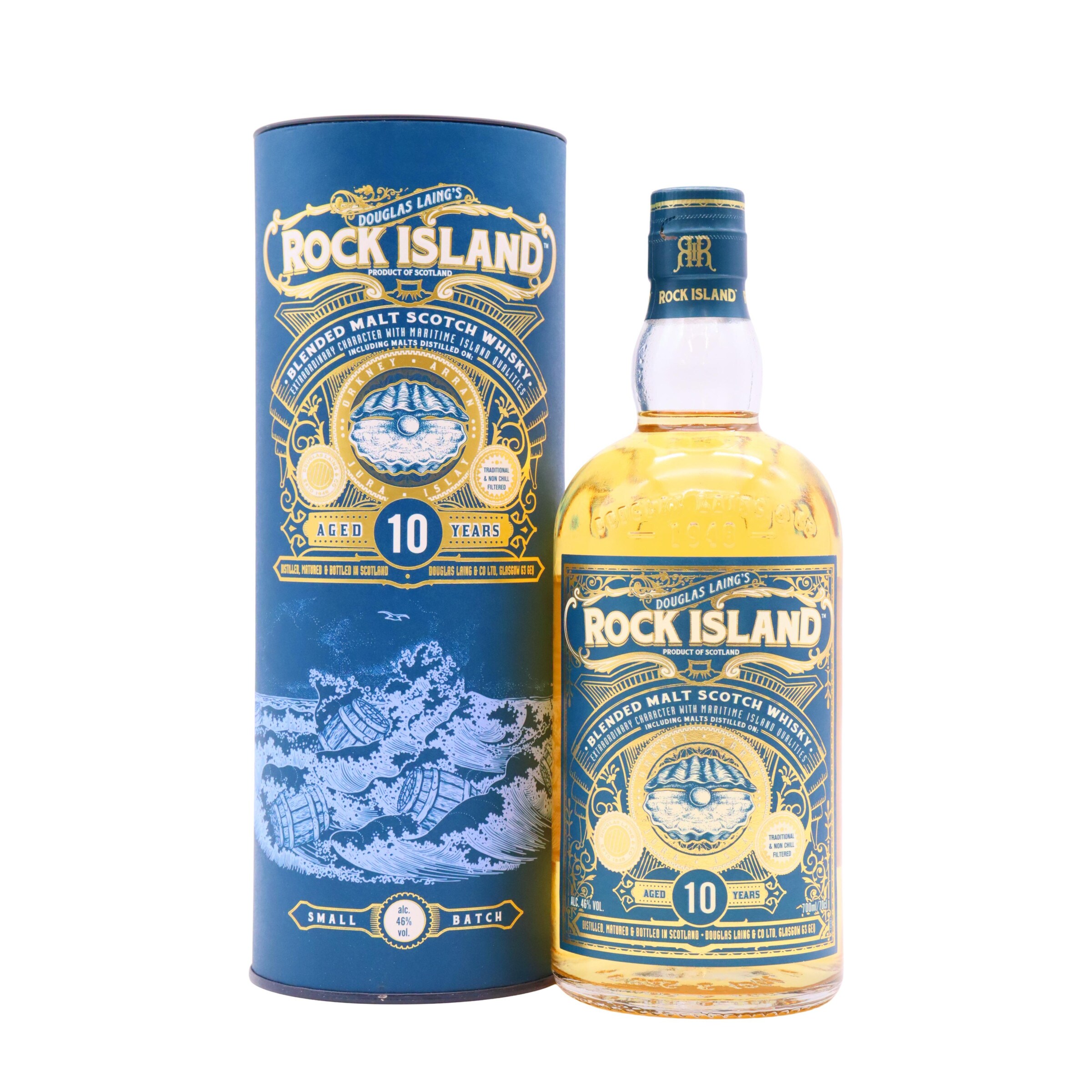 Rock Island - Blended Malt Scotch 10 year old Whisky - Tesco Groceries
