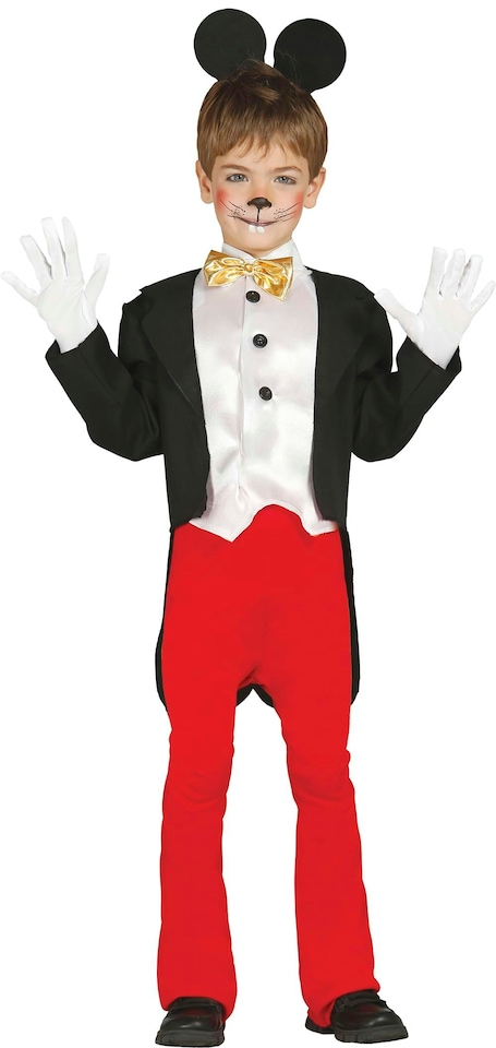 image 1 of Fancy Dress Child Mouse Suit Red - 3-4 Years