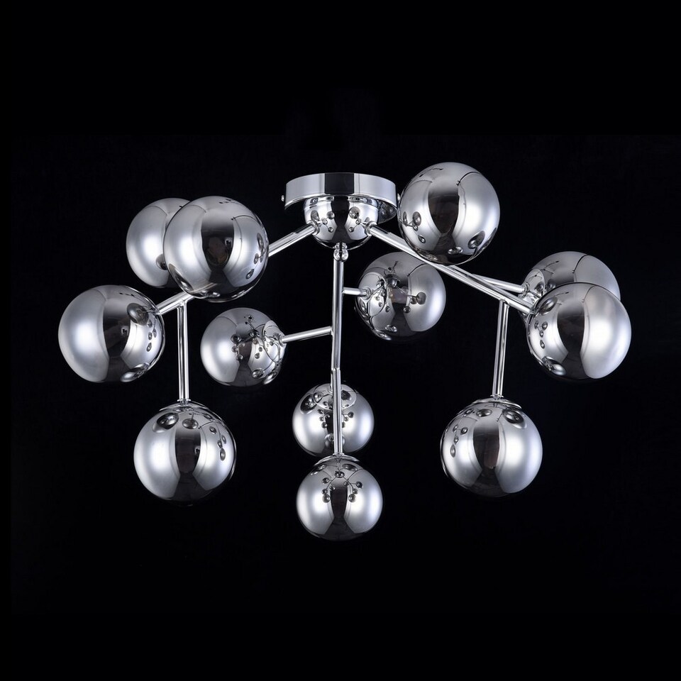 image 1 of Dallas Semi Flush Ceiling Lamp Chrome, 12 Light, G9