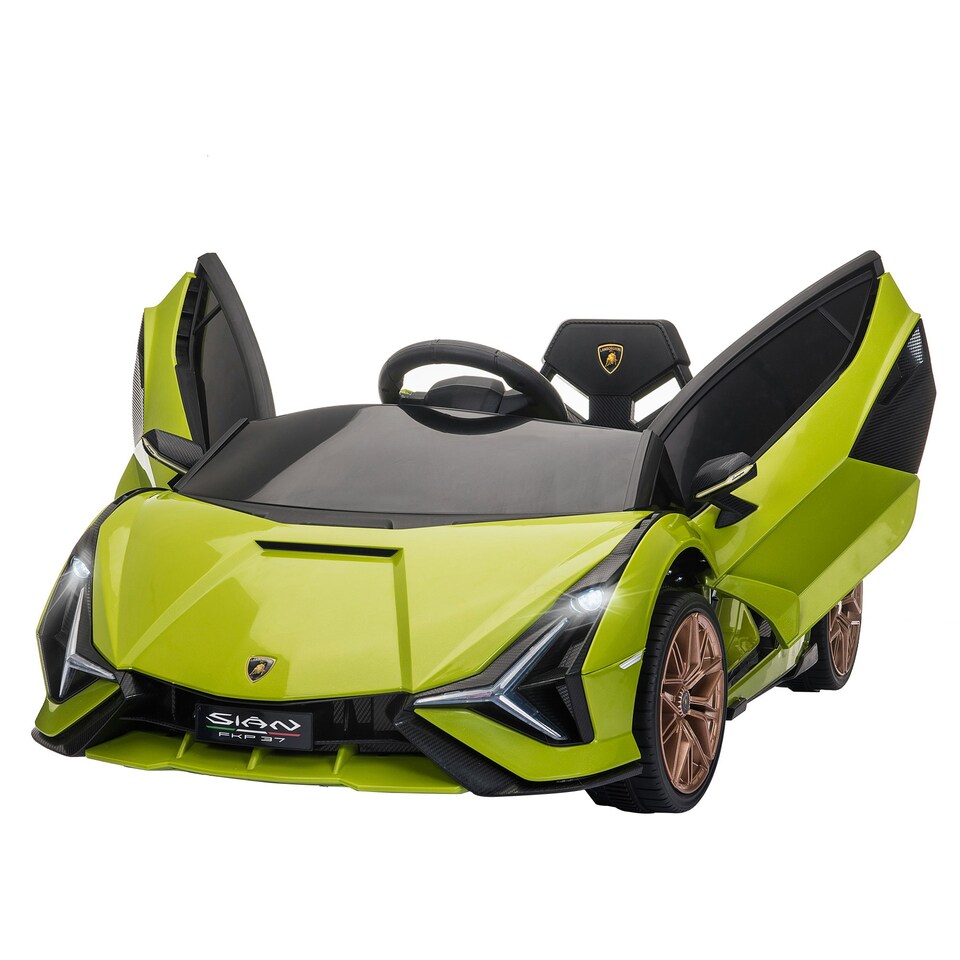 image 1 of HOMCOM Lamborghini SIAN 12V Kids Electric Ride On Car Toy w/ Remote Control