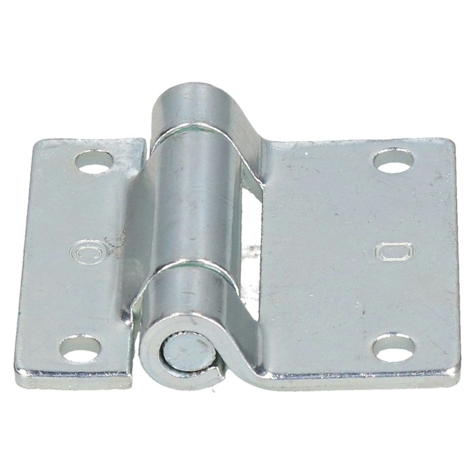 image 1 of Pressed Steel Hinge Heavy Duty 65x73mm Industrial Door Hatch Locker 4PK Silver