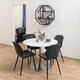 image 4 of Femke Dining Chair in Anthracite Set of 4