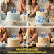 image 5 of Blue 9 Number Candle  Birthday Anniversary Party Cake Decorations Topper | Blue