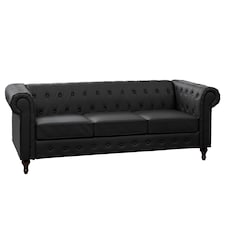 Richland 3 Seat Sofa - Black
