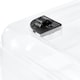 image 4 of Keeeper Crystal Box 33 Litre with Lid and Caster Wheels - Transparent