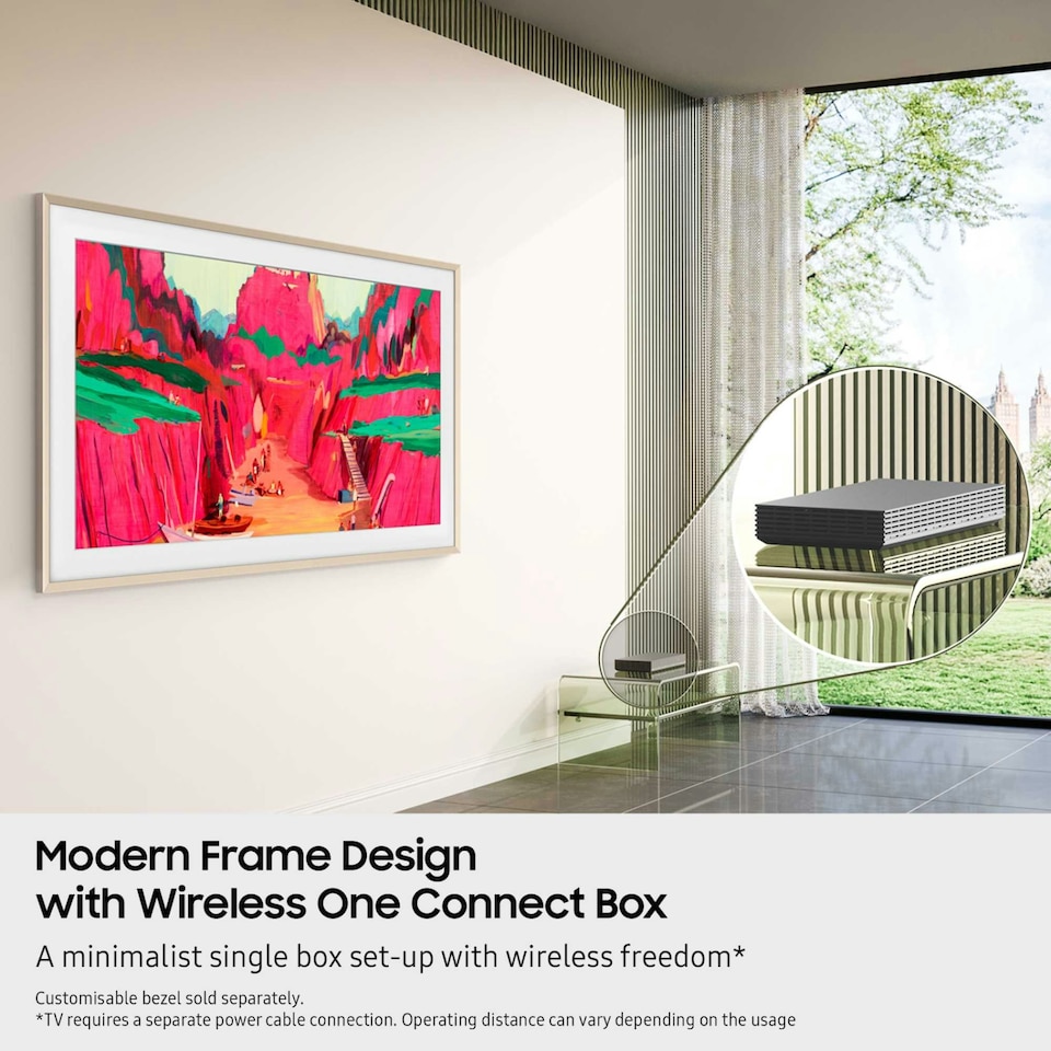 image 1 of Samsung The Frame Pro 65" 4K Ultra HD Neo QLED Neo Quantum HDR Smart TV QE65LS03FW