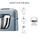 image 2 of Kenwood 800w Kenwood Go Stand Mixer Storm Blue