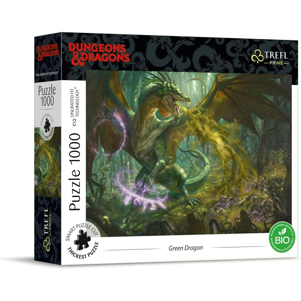 image 1 of Trefl The Hunt for the Green Dragon Puzzle - 1000 Pieces