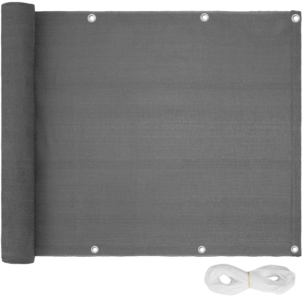 image 1 of Balcony and garden privacy screen type 2 | Grey | grey | 1
