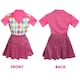 image 5 of Golf Costume - Top, Skirt + Visor Pink | XL