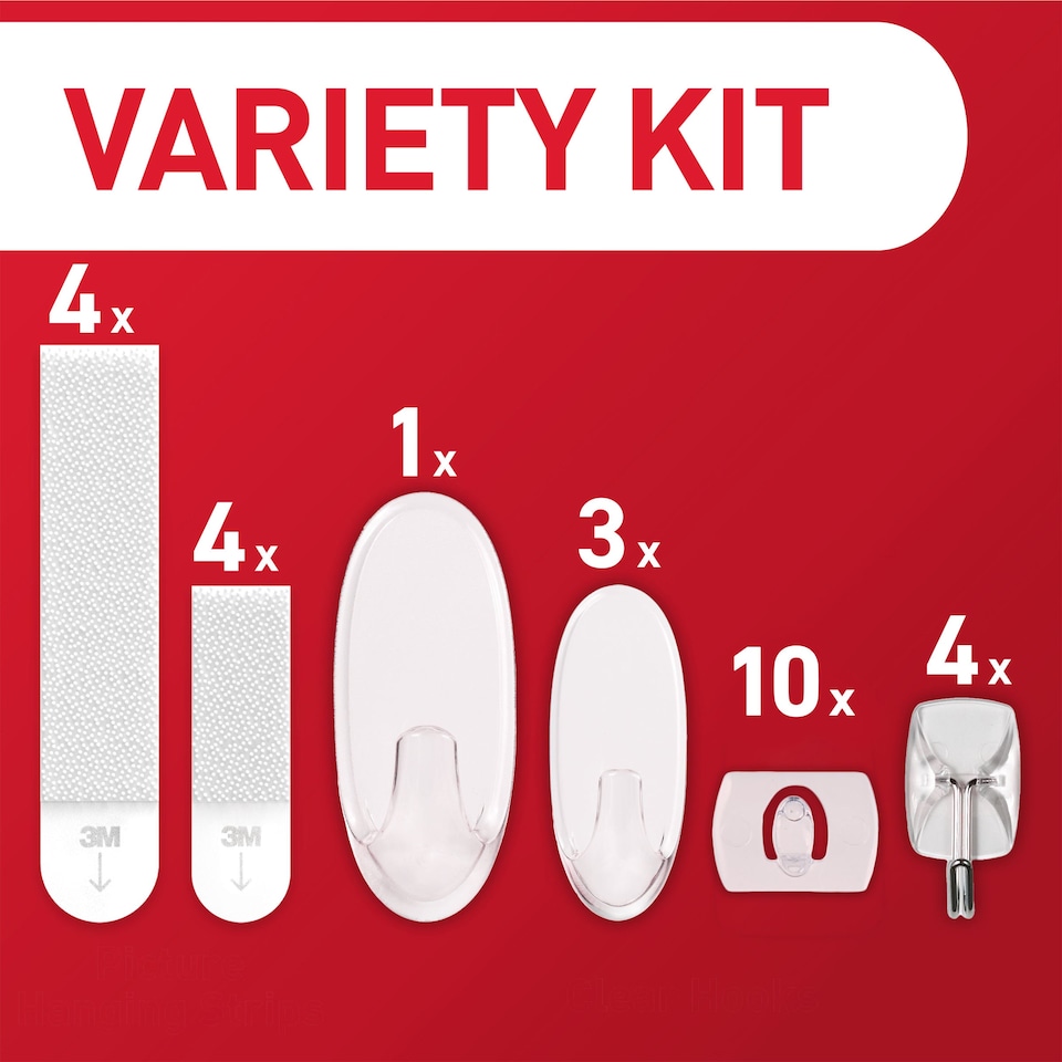 image 1 of Command Clear Variety Kit 17232CLR