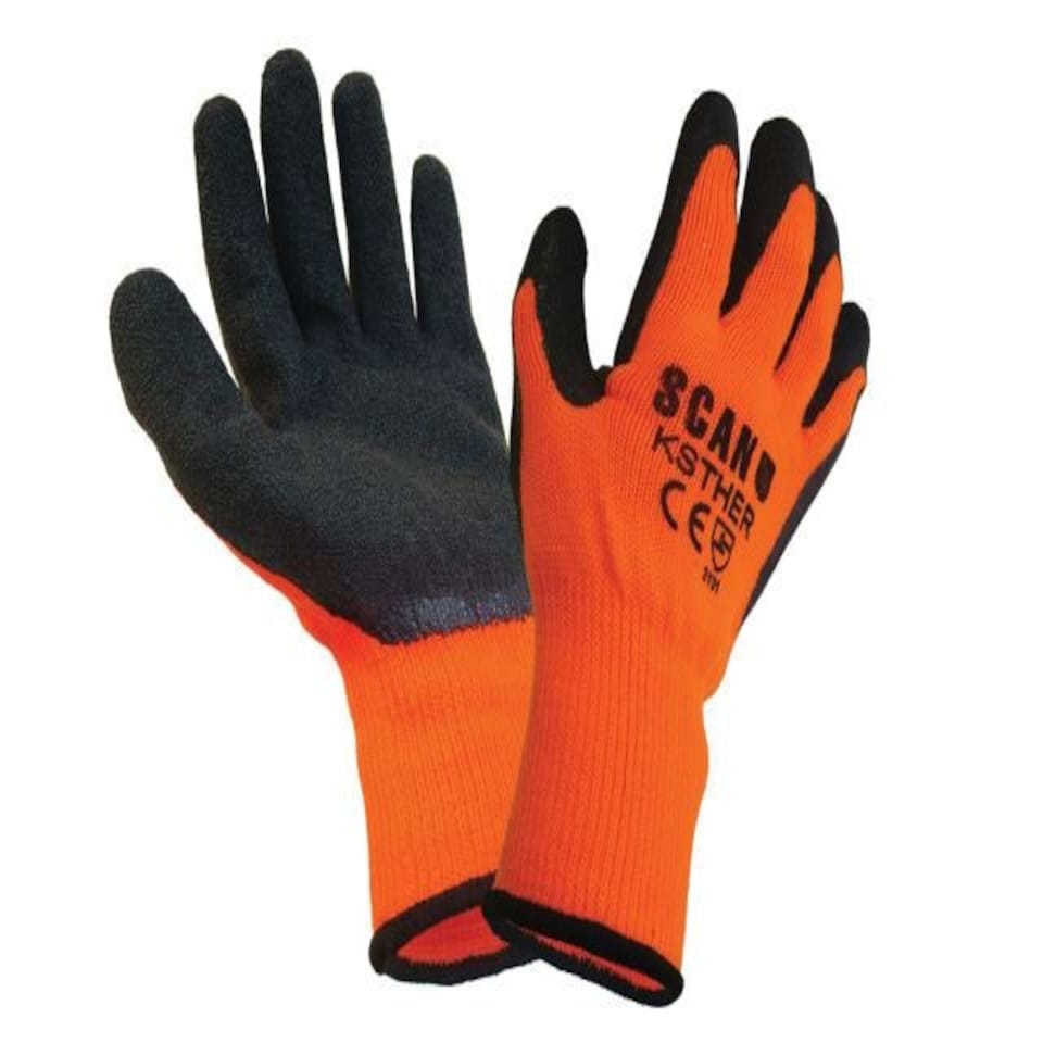 Thermal Latex Coated Gloves - XL (Size 10) (Pack 5) - SCAGLOKSTH5X N/A