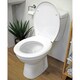 image 2 of Showerdrape Granada White Quick Release Soft Close Toilet Seat
