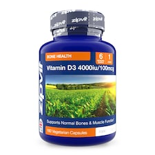 Vitamin D3 4000 IU, 180 Softgels, 6-Month Supply, High Strength, Supports Immunity, Bones, Muscles & Teeth