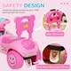 image 3 of AIYAPLAY Ride on Toy, Foot to Floor Design with Music, Light, Horn, Pink